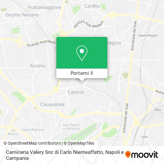 Mappa Camiceria Valery Snc di Carlo Nienteaffatto