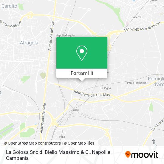 Mappa La Golosa Snc di Biello Massimo & C.