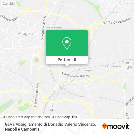 Mappa Gi.Va Abbigliamento di Donadio Valerio Vincenzo