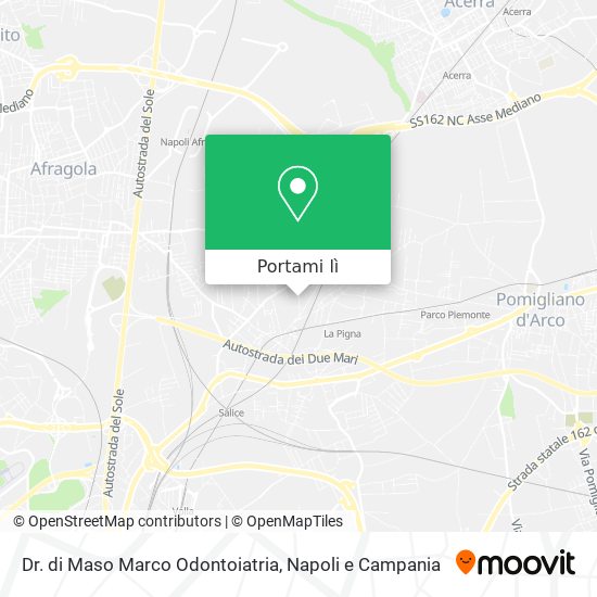 Mappa Dr. di Maso Marco Odontoiatria