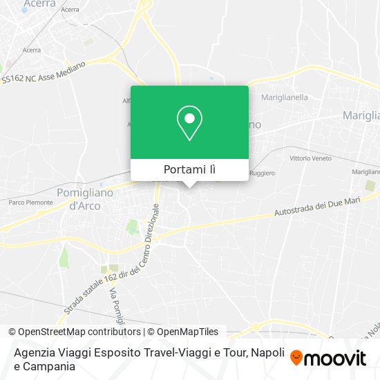 Mappa Agenzia Viaggi Esposito Travel-Viaggi e Tour