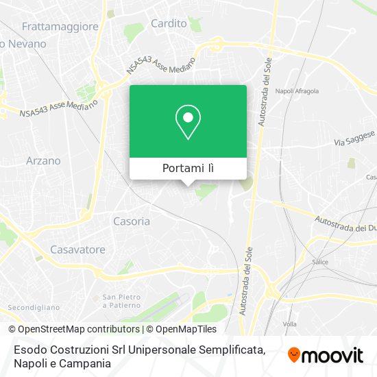 Mappa Esodo Costruzioni Srl Unipersonale Semplificata