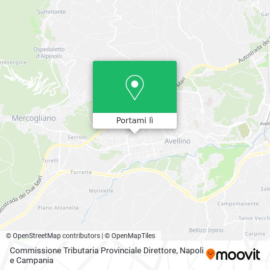 Mappa Commissione Tributaria Provinciale Direttore