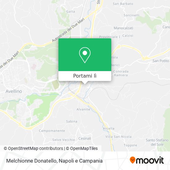 Mappa Melchionne Donatello