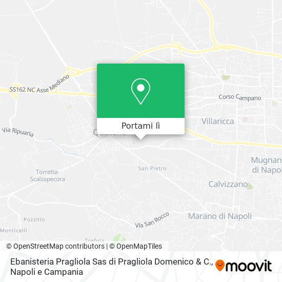 Mappa Ebanisteria Pragliola Sas di Pragliola Domenico & C.