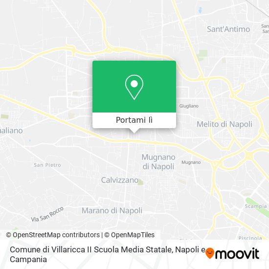 Mappa Comune di Villaricca II Scuola Media Statale