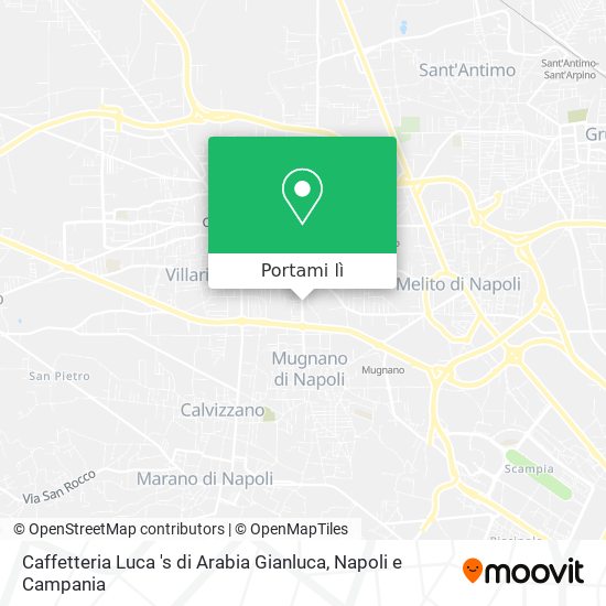 Mappa Caffetteria Luca 's di Arabia Gianluca