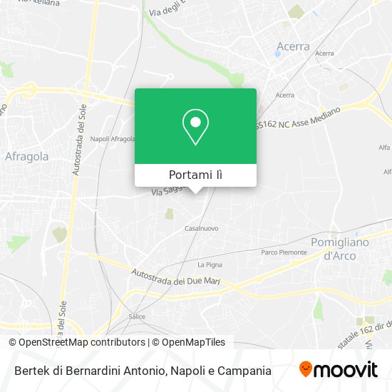 Mappa Bertek di Bernardini Antonio