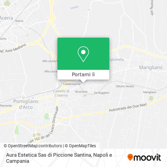 Mappa Aura Estetica Sas di Piccione Santina