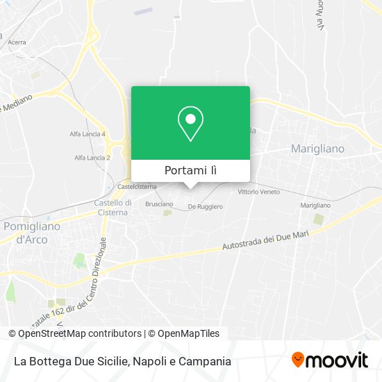 Mappa La Bottega Due Sicilie