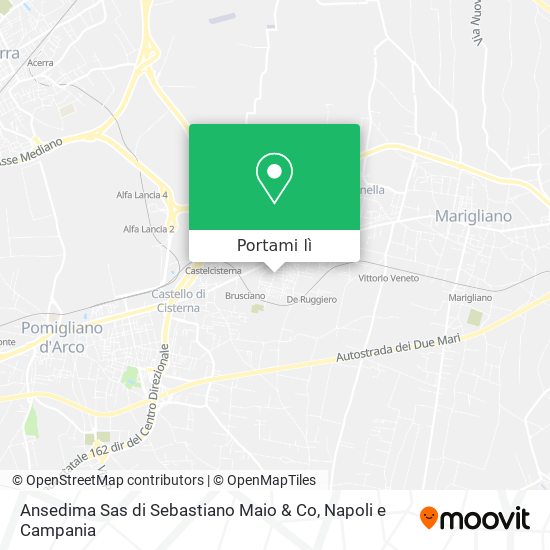 Mappa Ansedima Sas di Sebastiano Maio & Co