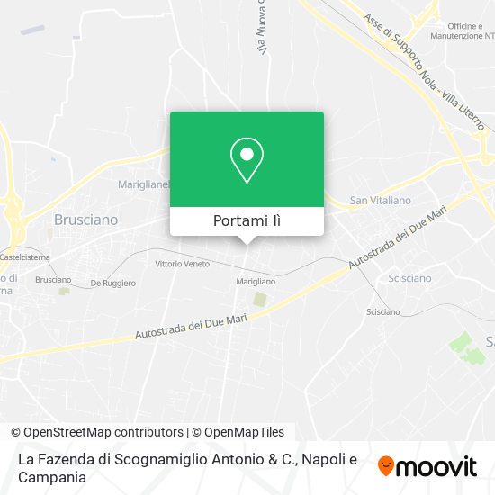 Mappa La Fazenda di Scognamiglio Antonio & C.