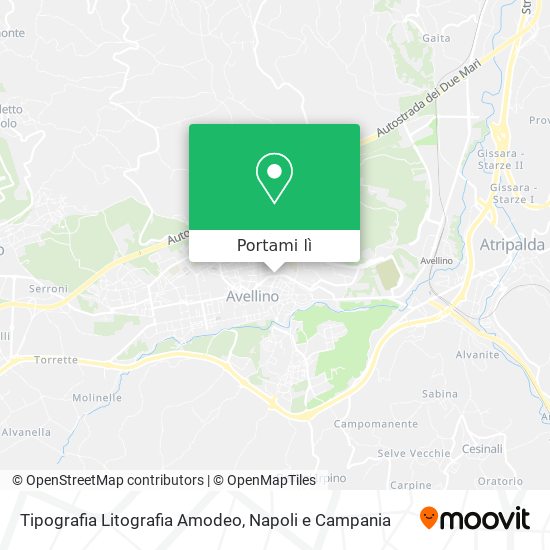 Mappa Tipografia Litografia Amodeo