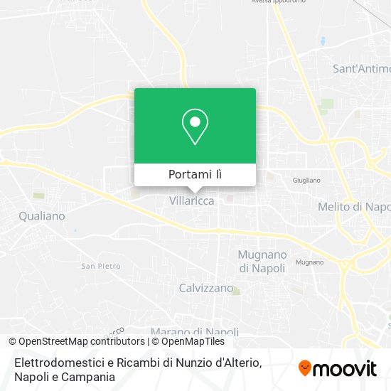 Mappa Elettrodomestici e Ricambi di Nunzio d'Alterio