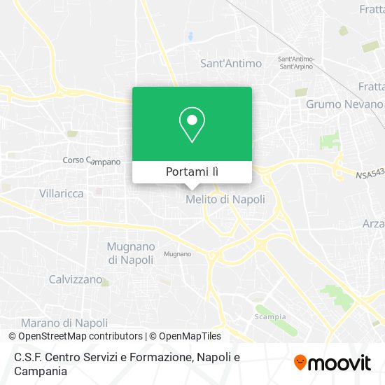 Mappa C.S.F. Centro Servizi e Formazione