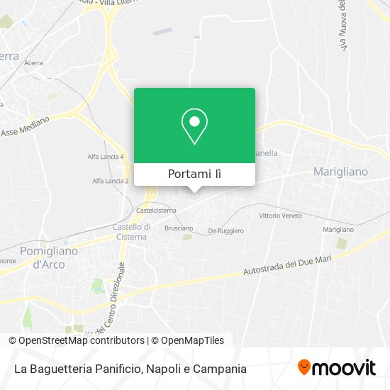 Mappa La Baguetteria Panificio