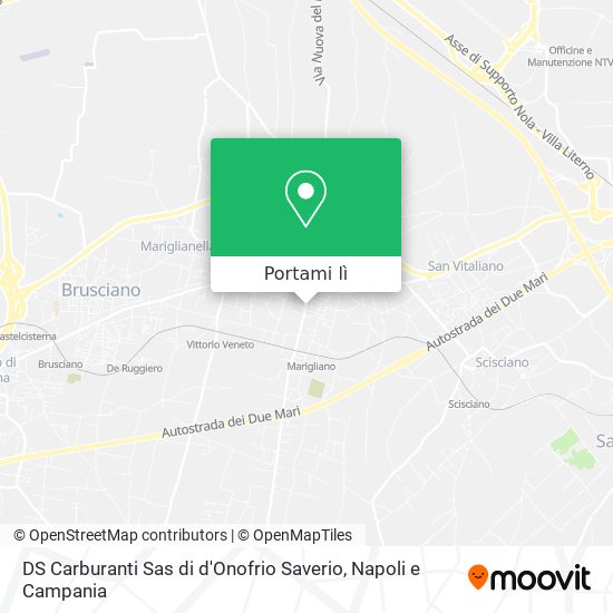 Mappa DS Carburanti Sas di d'Onofrio Saverio