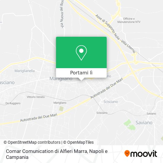Mappa Comar Comunication di Alfieri Marra