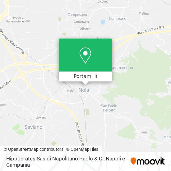 Mappa Hippocrates Sas di Napolitano Paolo & C.
