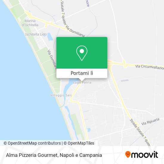 Mappa Alma Pizzeria Gourmet