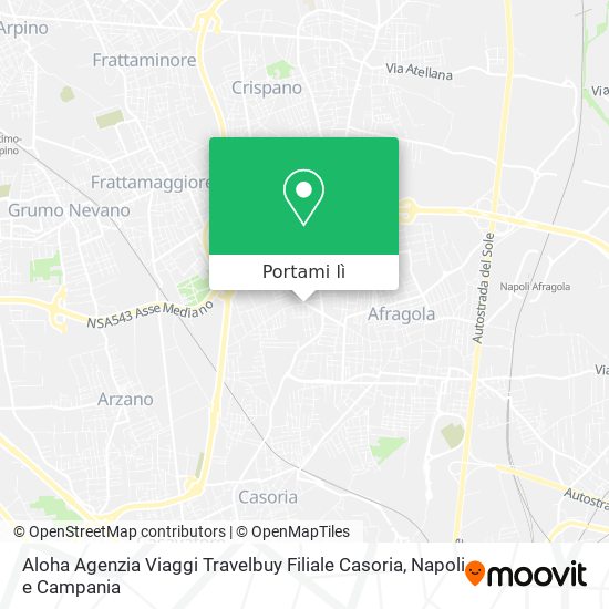Mappa Aloha Agenzia Viaggi Travelbuy Filiale Casoria