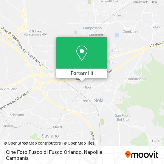 Mappa Cine Foto Fusco di Fusco Orlando
