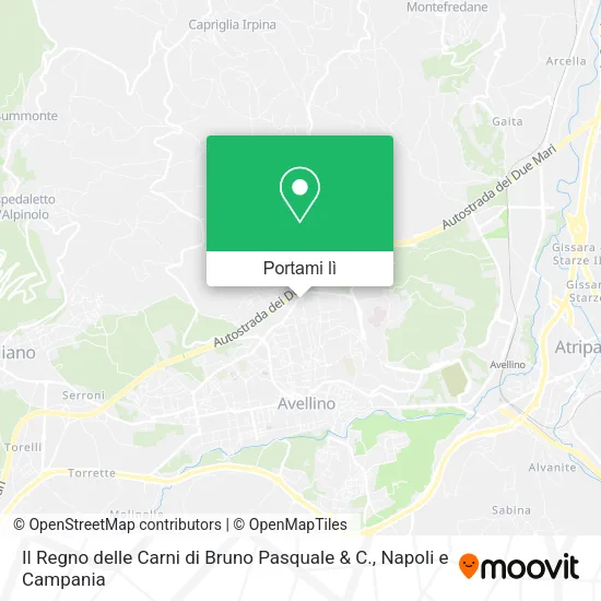Mappa Il Regno delle Carni di Bruno Pasquale & C.