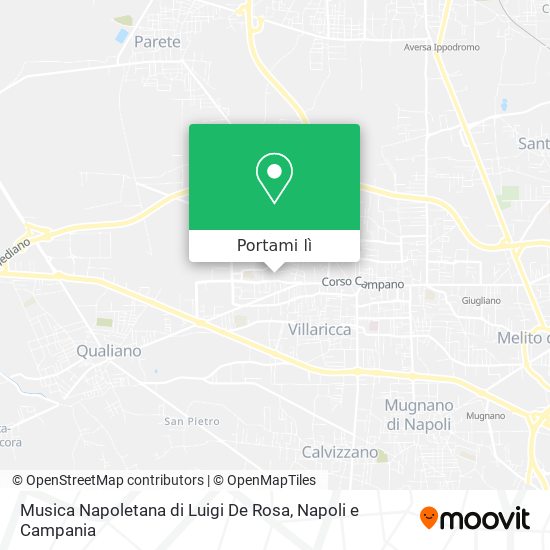 Mappa Musica Napoletana di Luigi De Rosa