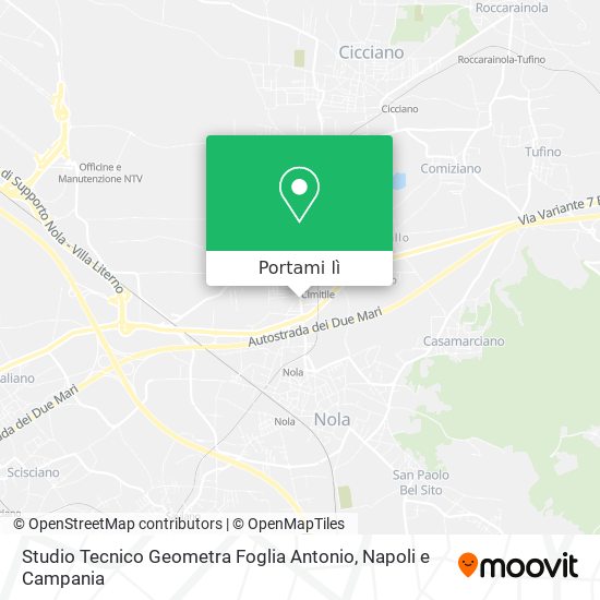 Mappa Studio Tecnico Geometra Foglia Antonio