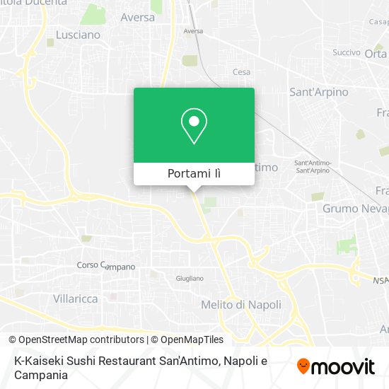 Mappa K-Kaiseki Sushi Restaurant San'Antimo