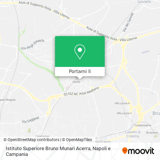 Mappa Istituto Superiore Bruno Munari Acerra