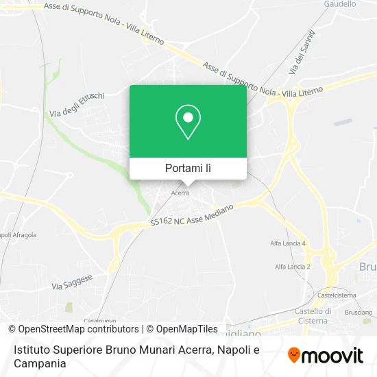 Mappa Istituto Superiore Bruno Munari Acerra