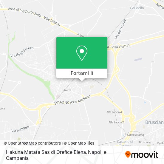 Mappa Hakuna Matata Sas di Orefice Elena