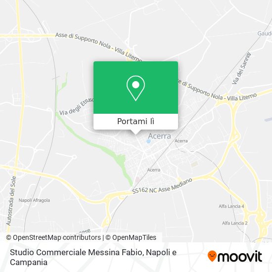 Mappa Studio Commerciale Messina Fabio