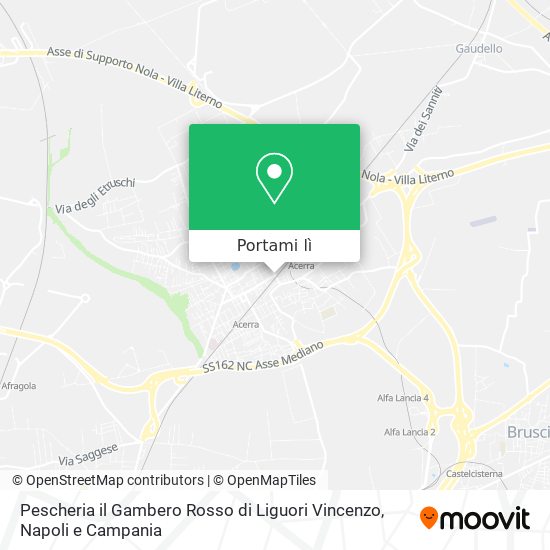 Mappa Pescheria il Gambero Rosso di Liguori Vincenzo