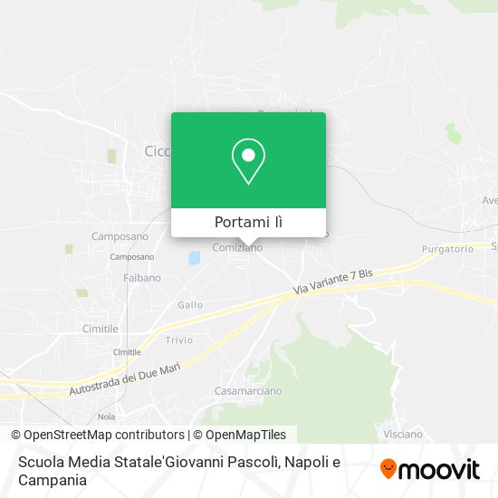Mappa Scuola Media Statale'Giovanni Pascolì