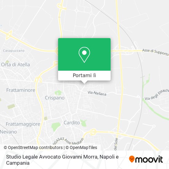 Mappa Studio Legale Avvocato Giovanni Morra