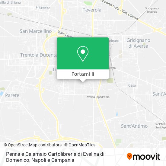 Mappa Penna e Calamaio Cartolibreria di Evelina di Domenico