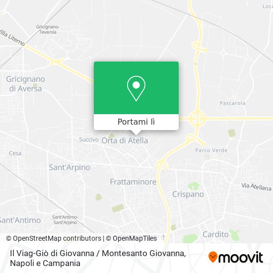 Mappa Il Viag-Giò di Giovanna / Montesanto Giovanna