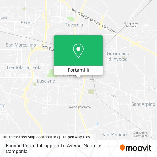 Mappa Escape Room Intrappola.To Aversa