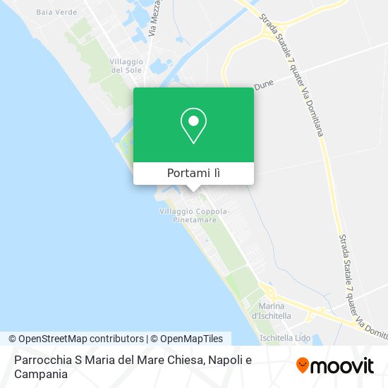 Mappa Parrocchia S Maria del Mare Chiesa