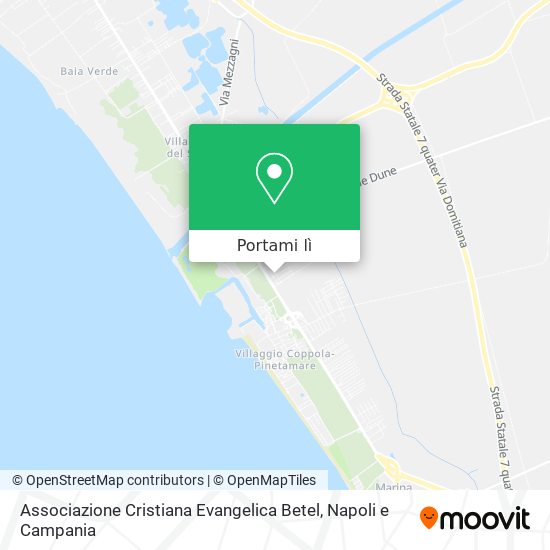 Mappa Associazione Cristiana Evangelica Betel