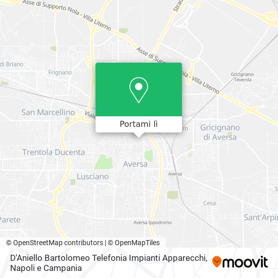 Mappa D'Aniello Bartolomeo Telefonia Impianti Apparecchi