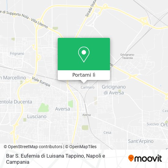 Mappa Bar S. Eufemia di Luisana Tappino