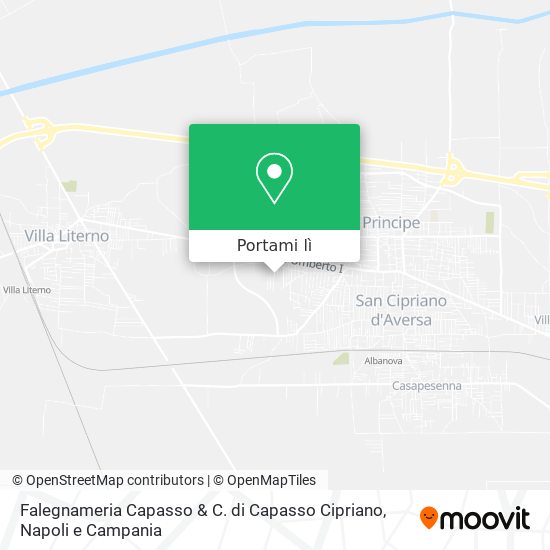 Mappa Falegnameria Capasso & C. di Capasso Cipriano