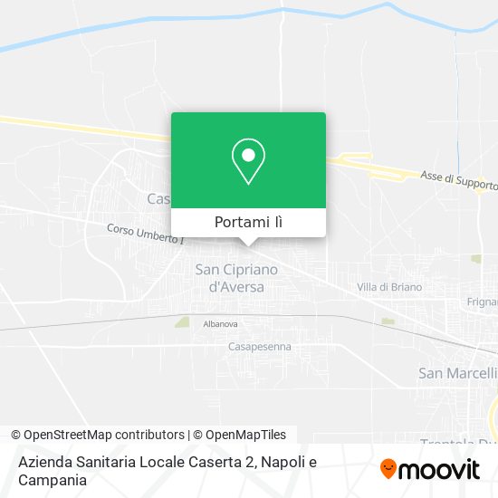 Mappa Azienda Sanitaria Locale Caserta 2