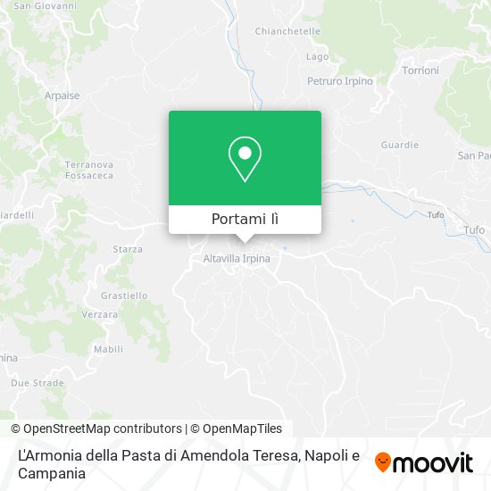 Mappa L'Armonia della Pasta di Amendola Teresa