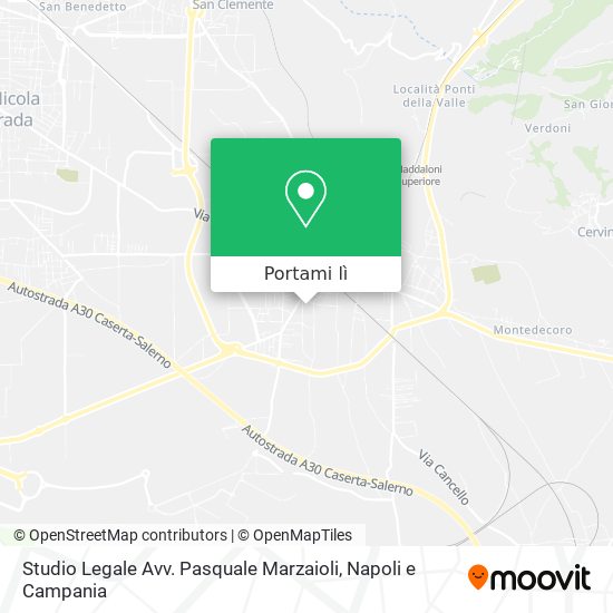 Mappa Studio Legale Avv. Pasquale Marzaioli