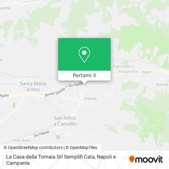 Mappa La Casa della Tomaia Srl Semplifi Cata