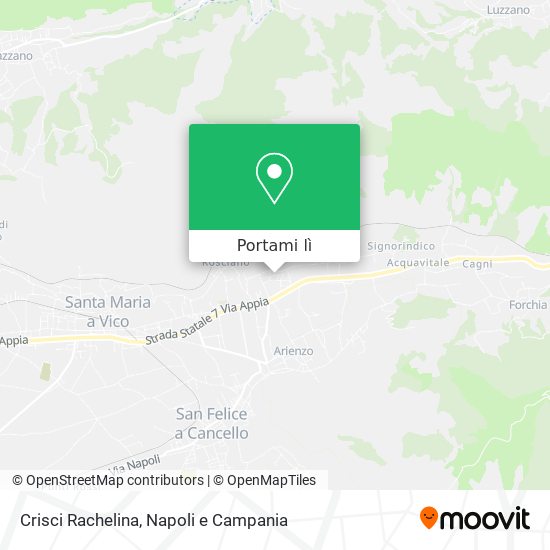 Mappa Crisci Rachelina